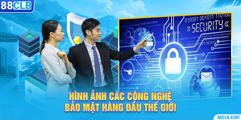 Hình ảnh các công nghệ bảo mật hàng đầu thế giới.